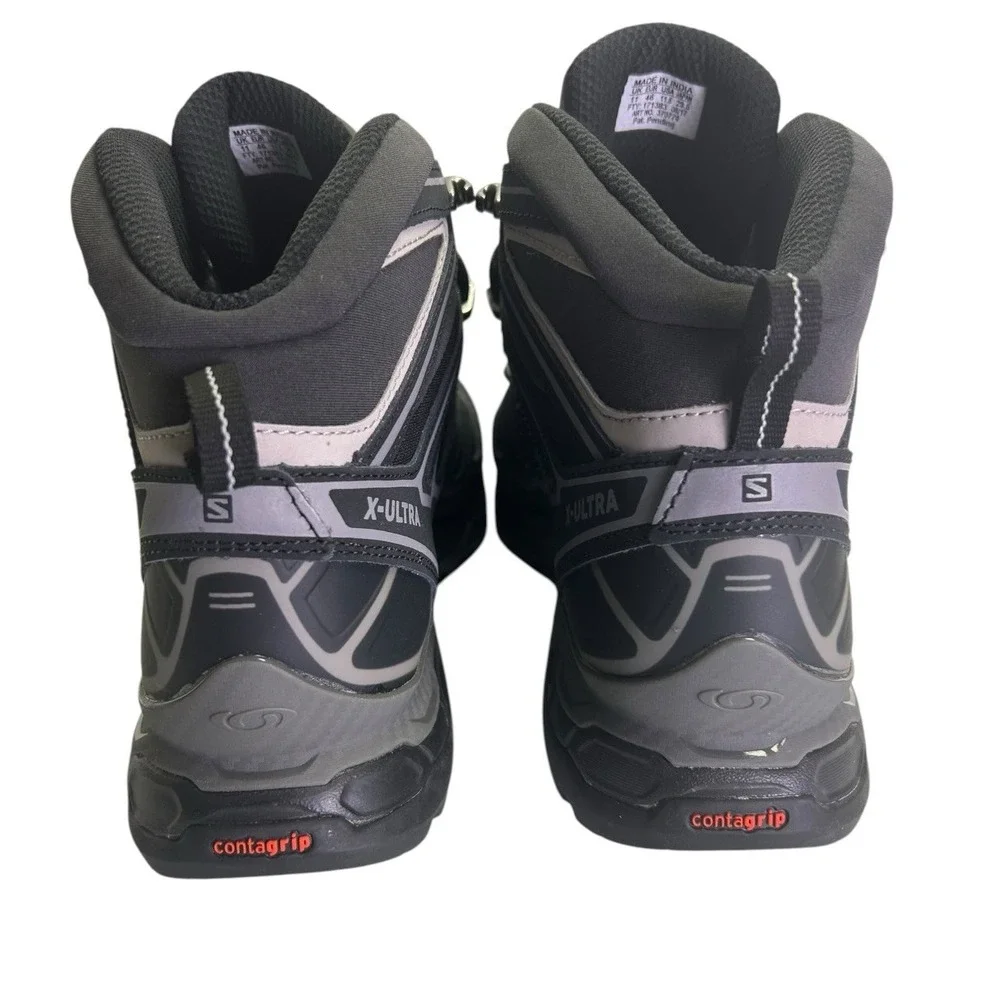 Salomon X Ultra Mid 2 GTX Men's Hiking Boots Black Size 11.5 NEW GoreTex - Picture 3 of 8